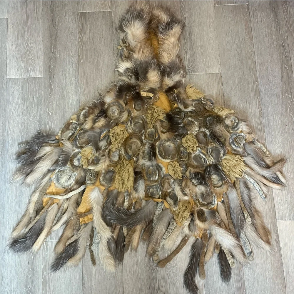 Fur Poncho - Picture 2 of 4